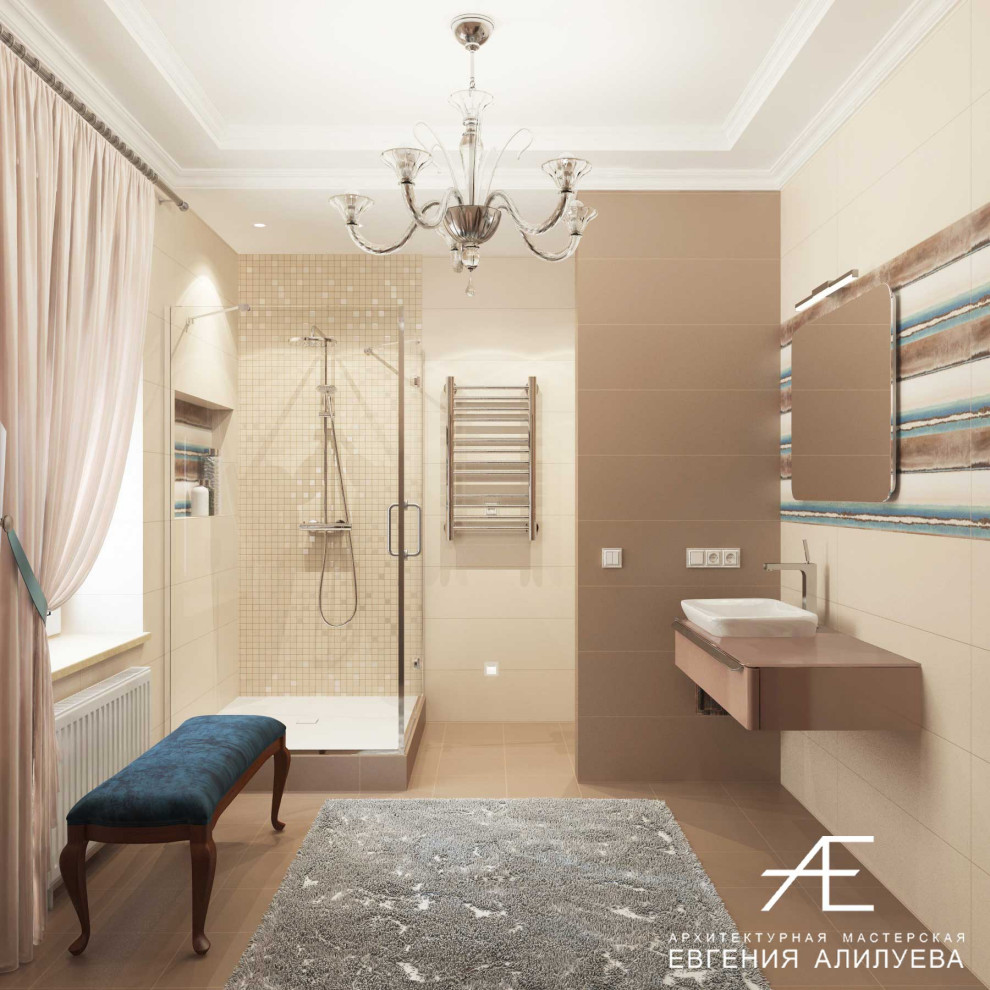 Санузел в доме в пос. Сосновка