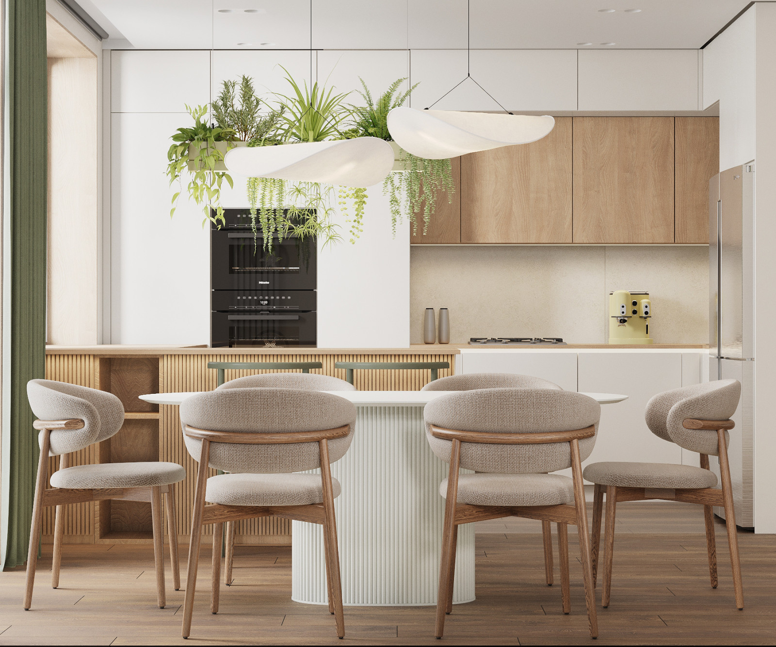 ЖК Жемчужина.Экостиль.Кухня-гостиная