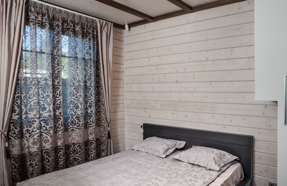 Реализованные проекты интерьеров в домах их клееного бруса