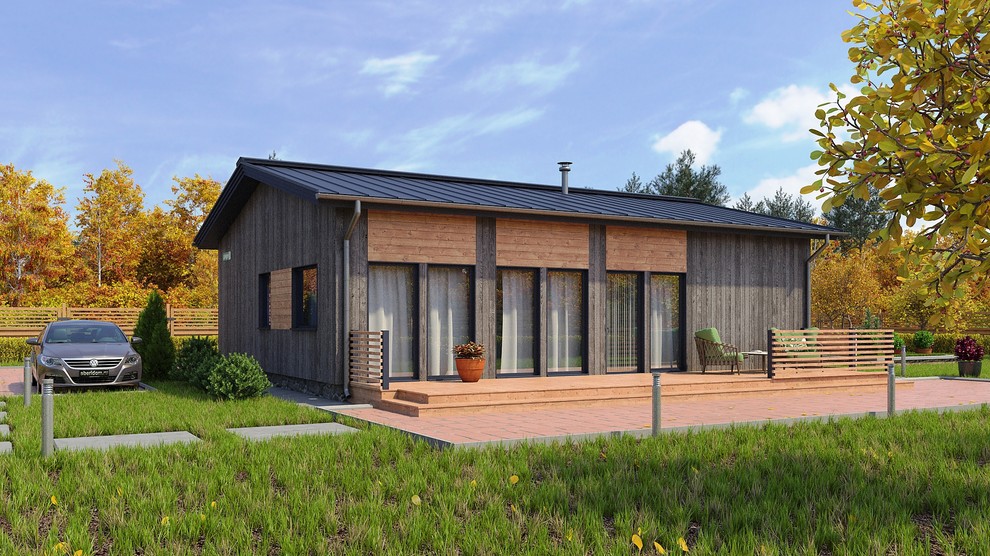 Дом из клеёного бруса для постоянного проживания "Базис 4"