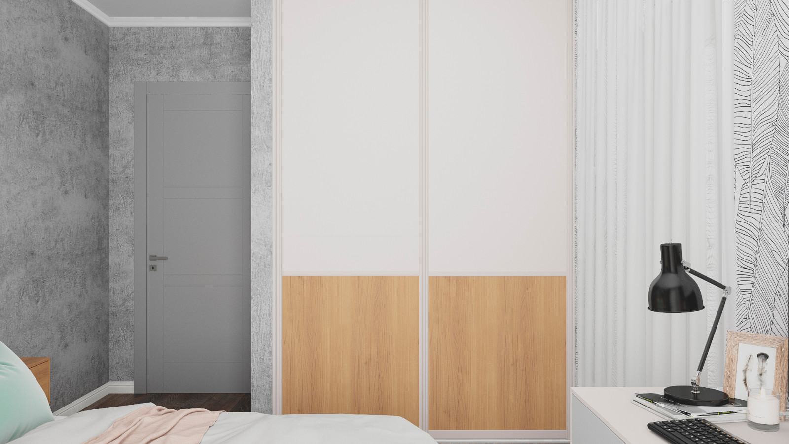 спальня для молодой пары