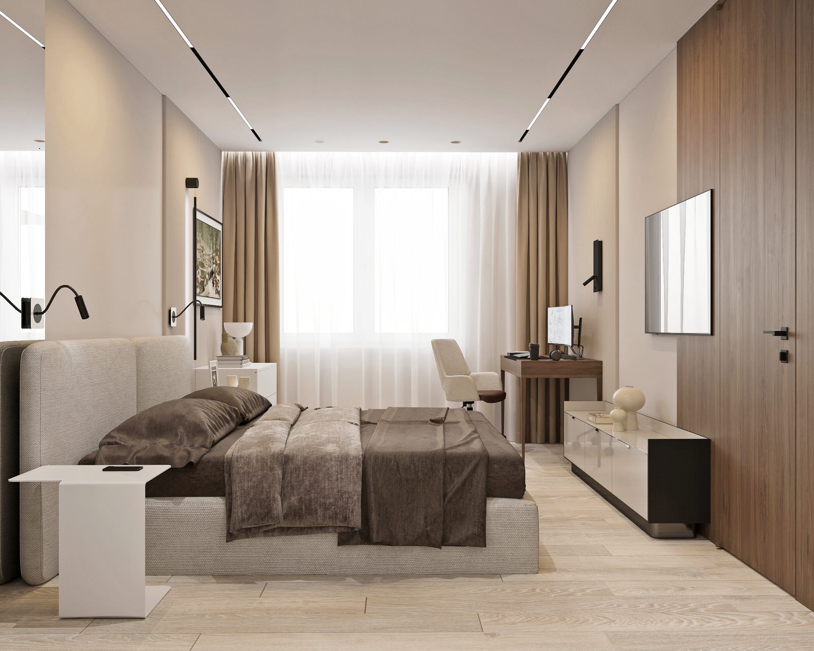 Проект квартиры  67 кв.м. 2021г.