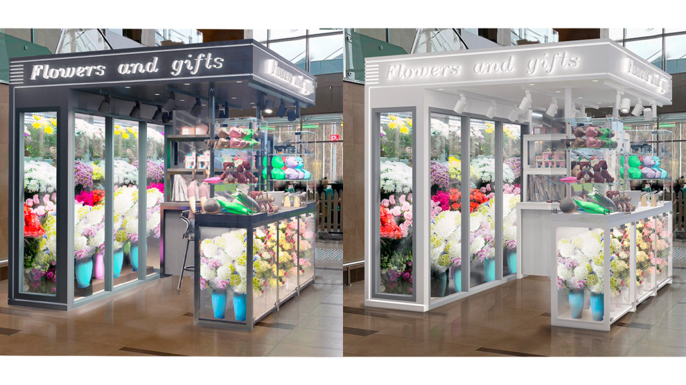 Обложка проекта: Торговый павильон в аэропорту