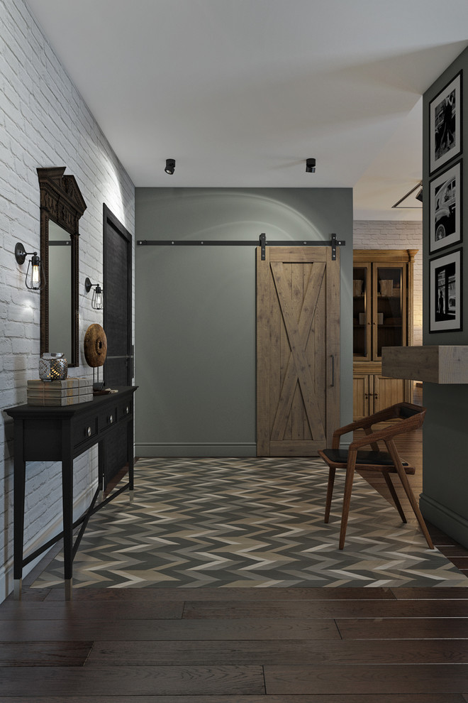 Квартира в современном стиле с элементами лофт-стилистики