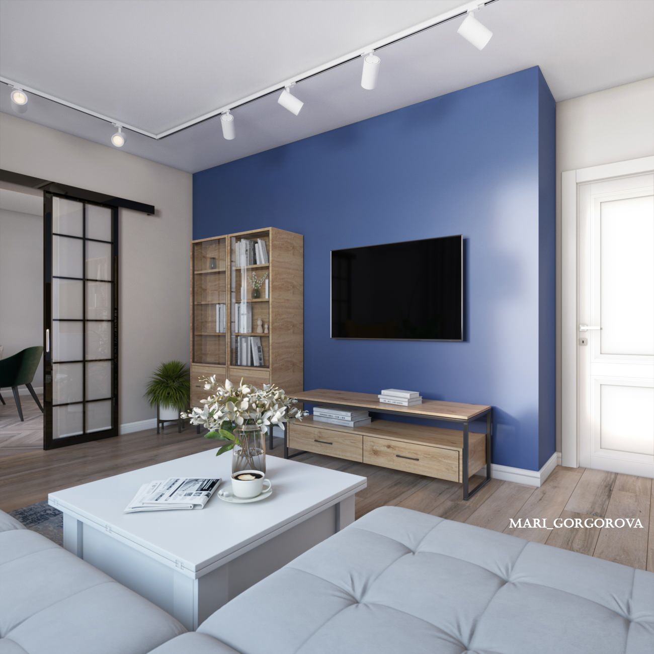 Трёхкомнатная квартира на ул. Обручевых