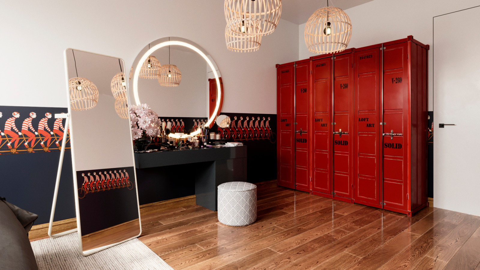 Мансардная квартира, Современная классика