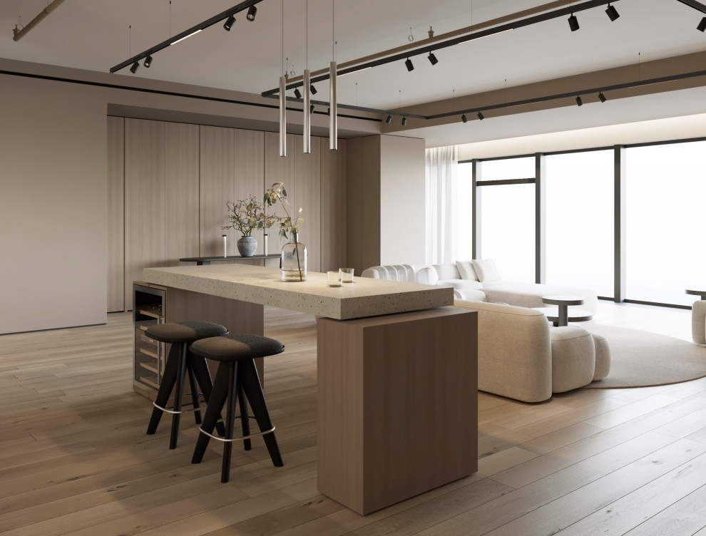 Дизайн-проект аппартаментов Москва Сити 225кв.м