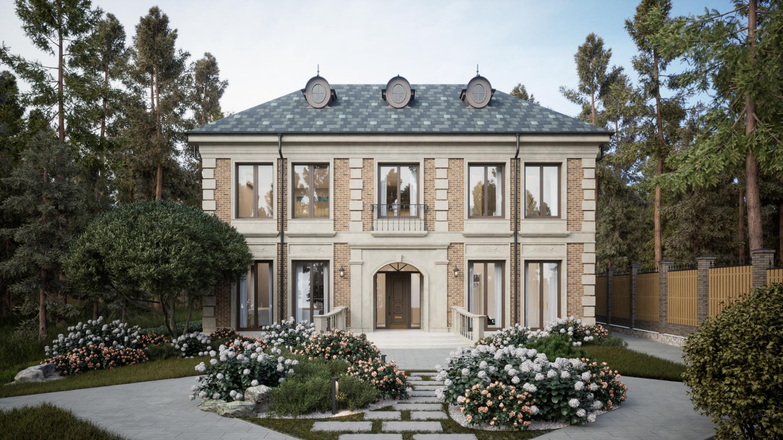 Входная зона участка