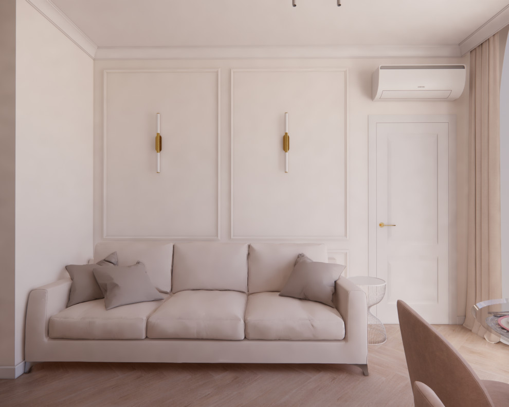 Бежевая гостиная