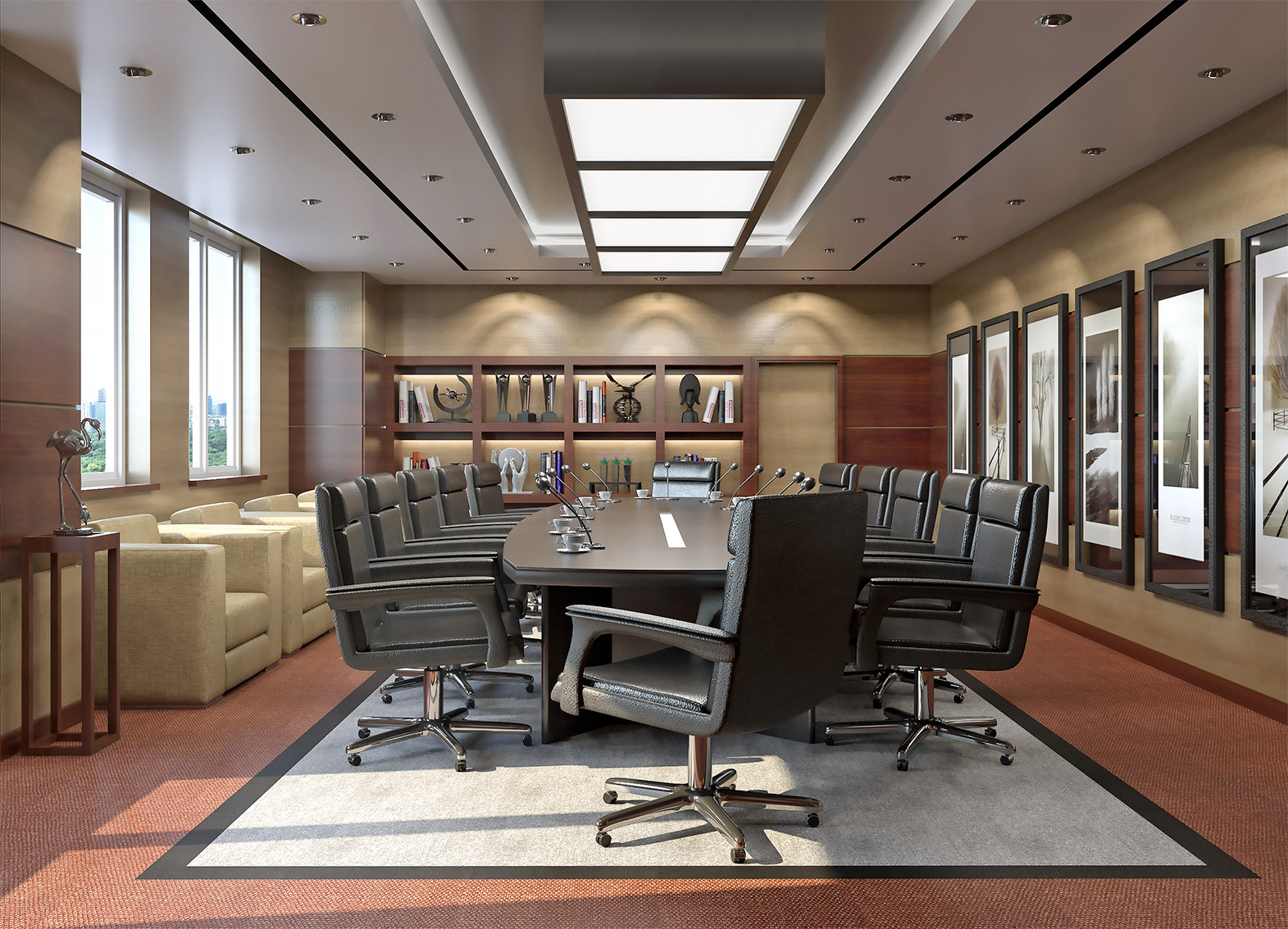 Обложка проекта: Интерьер кабинета