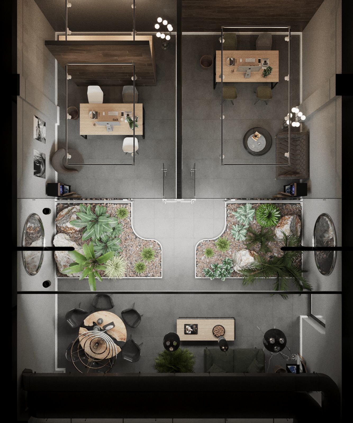 Office_001_визуализация интерьера офиса в г. Санкт-Петербург