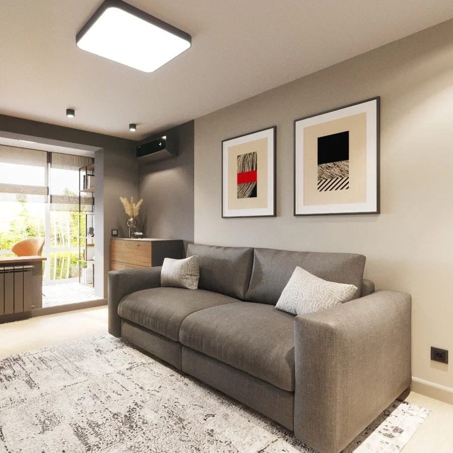 Дизайн проект квартиры на Профсоюзной улице.