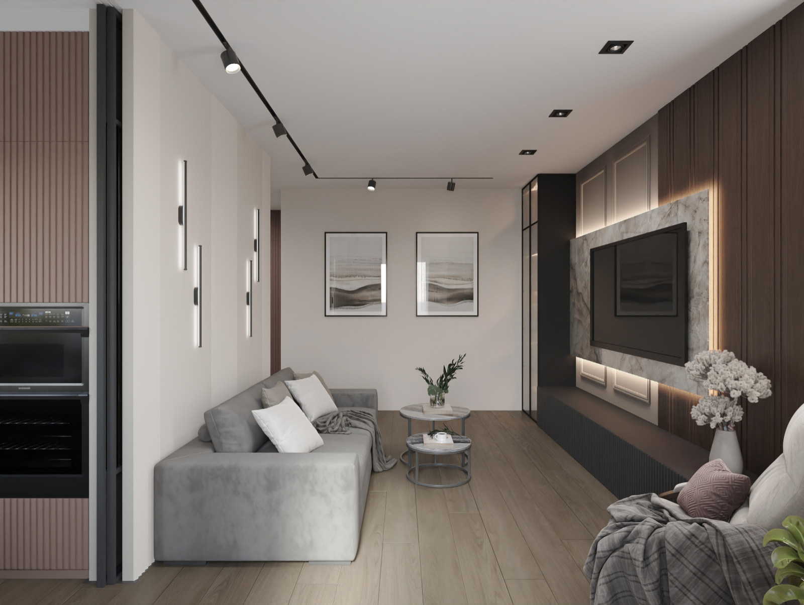 Проект интерьера в современной классике