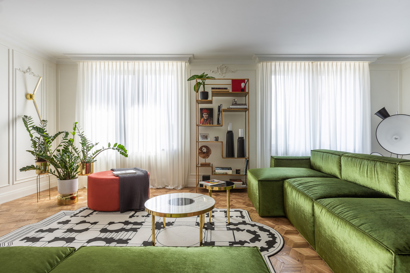 Яркая квартира для большой семьи