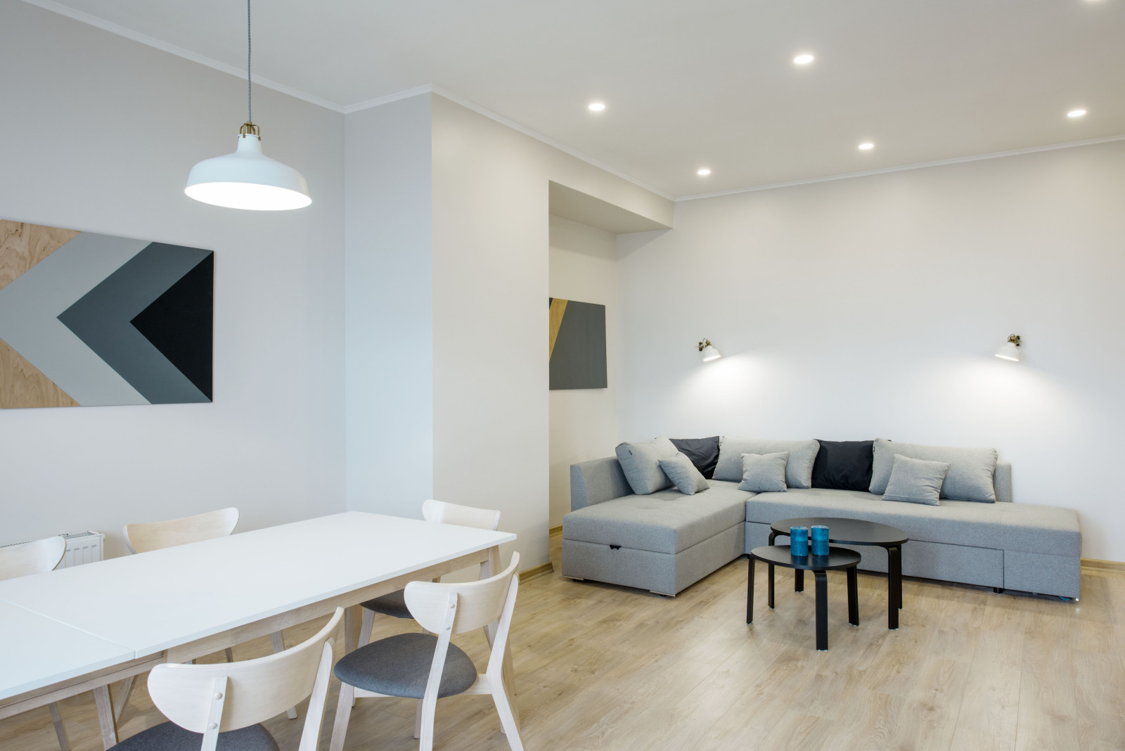 Простор и свет:  четырехкомнатная квартира (186.00m²) на 18 этаже