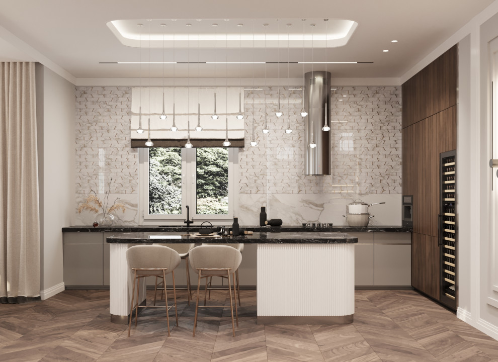 Дизайн загородного дома 285м2 КП Новые Вешки