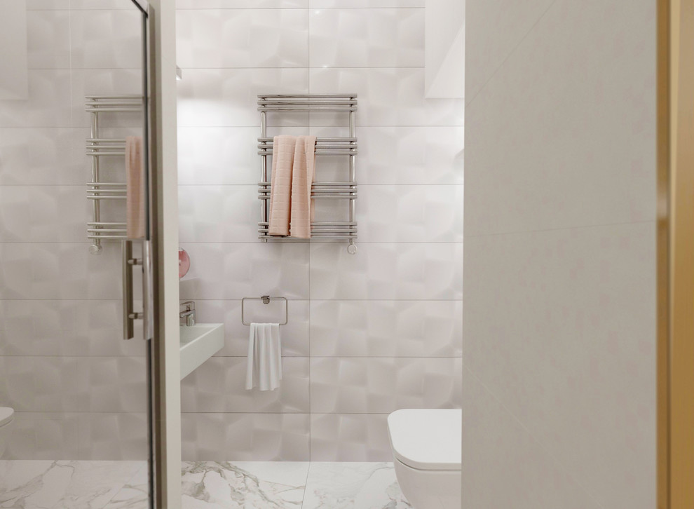 Интерьер квартиры в современном стиле с нотами ар-деко. ЖК Мегаполис. Минск