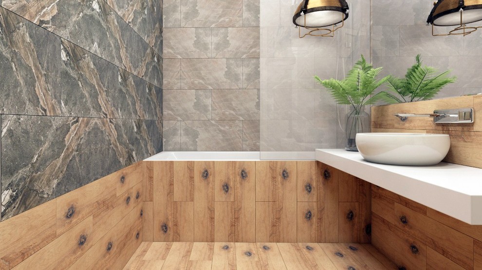 ванная комната ЖК Радужный Элит