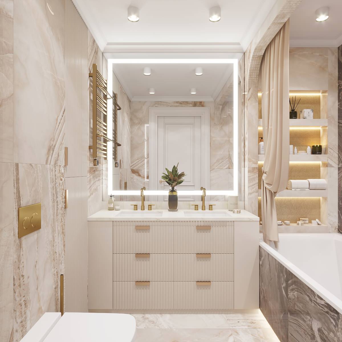 Проект квартиры 130 кв.м. 2021г.