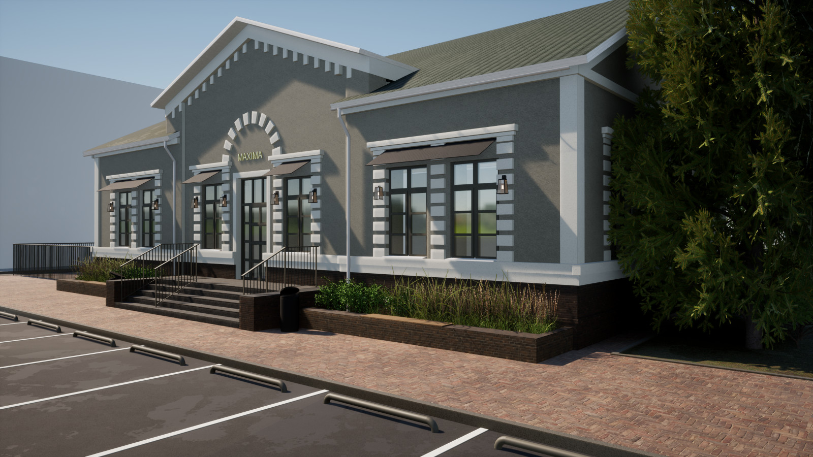 Дизайн-проект экстерьера для стоматологии "MAXIMA", Смоленск