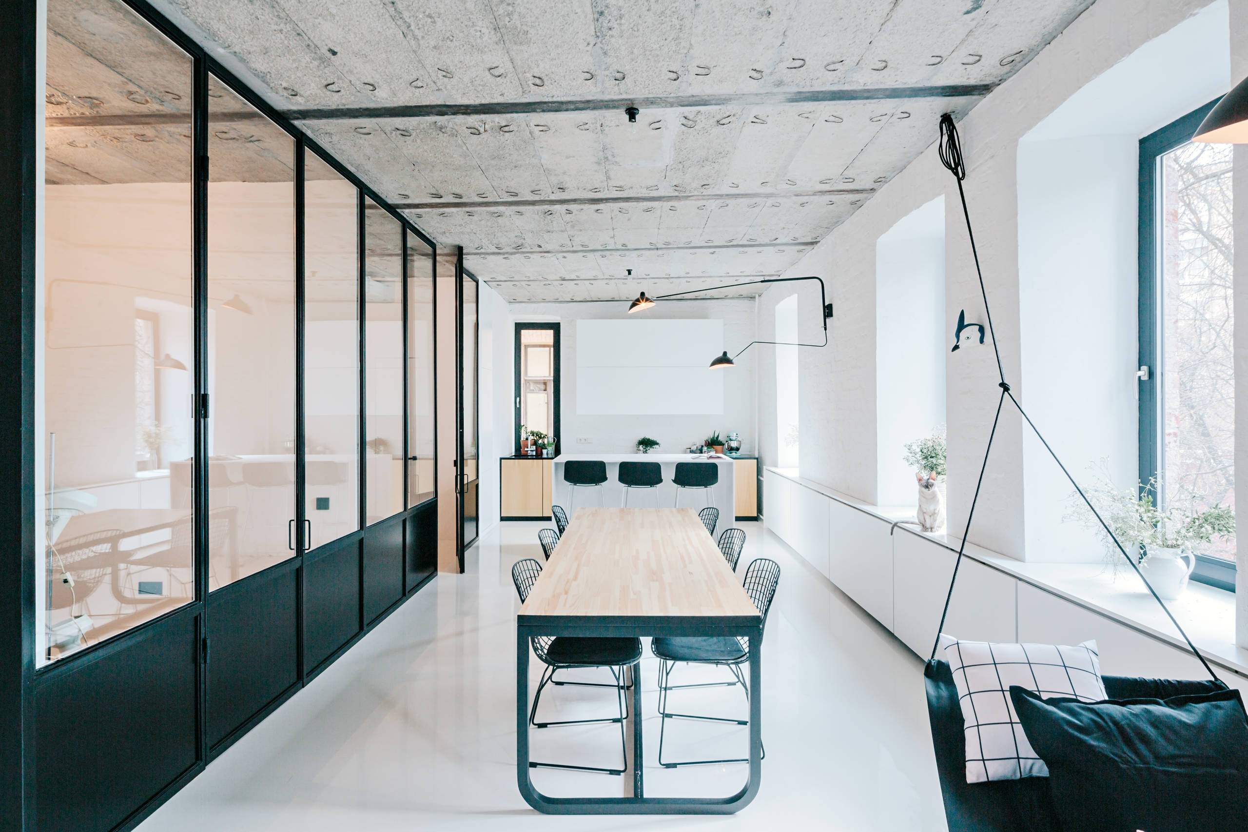 Houzz тур: Игра на контрастах в бывшем доходном доме