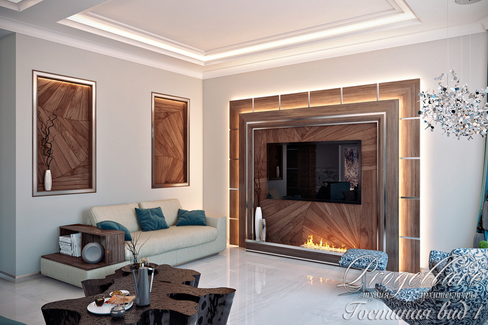 Загородный дом с двухсветной гостиной