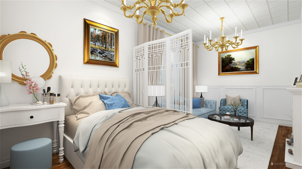 Обложка проекта: Спальня-гостиная