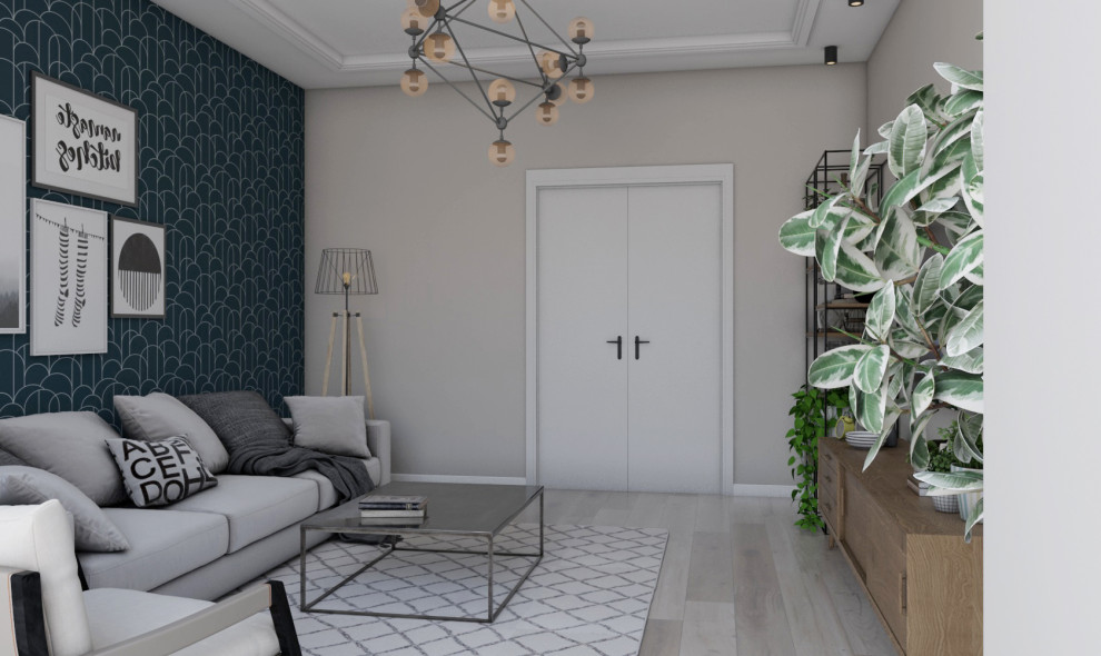 Квартира в скандинавском стиле (с элементами лофта)