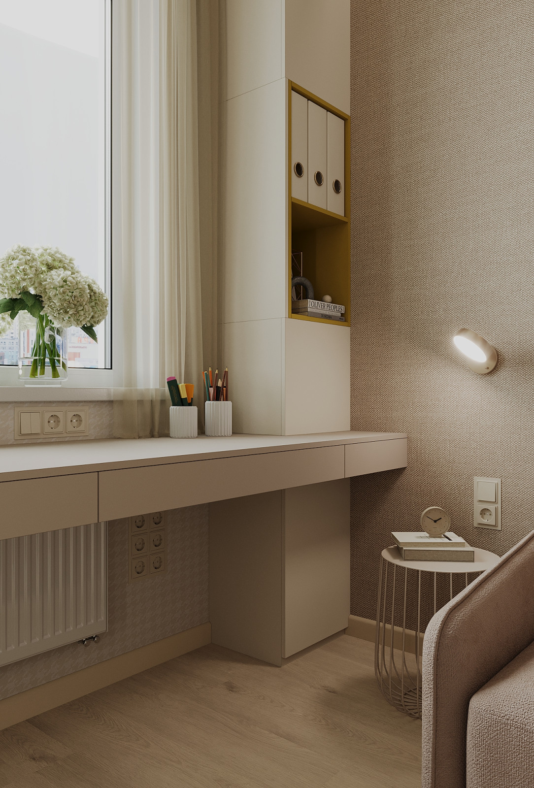 Интерьер 4-ёх комнатной квартиры_ "VANILLA LATTE"