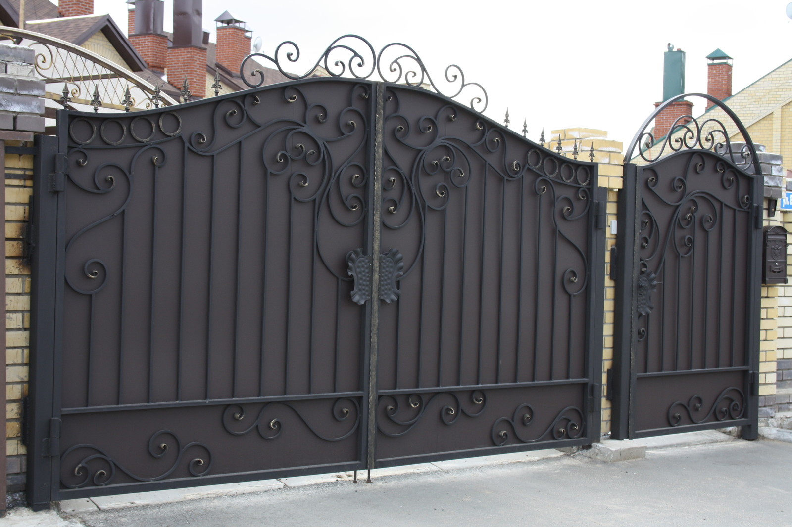 Кованые ворота и калитки