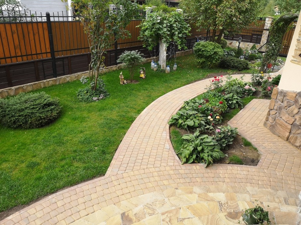 Укладка брусчатки пос. Новоглагольево