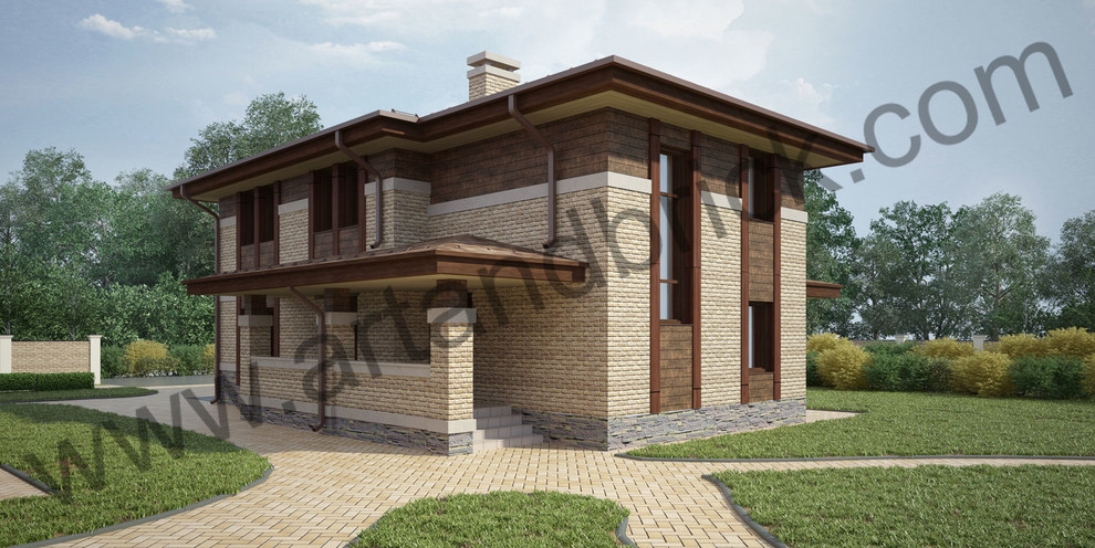 Обложка проекта: Загородный дом в стиле Прерий