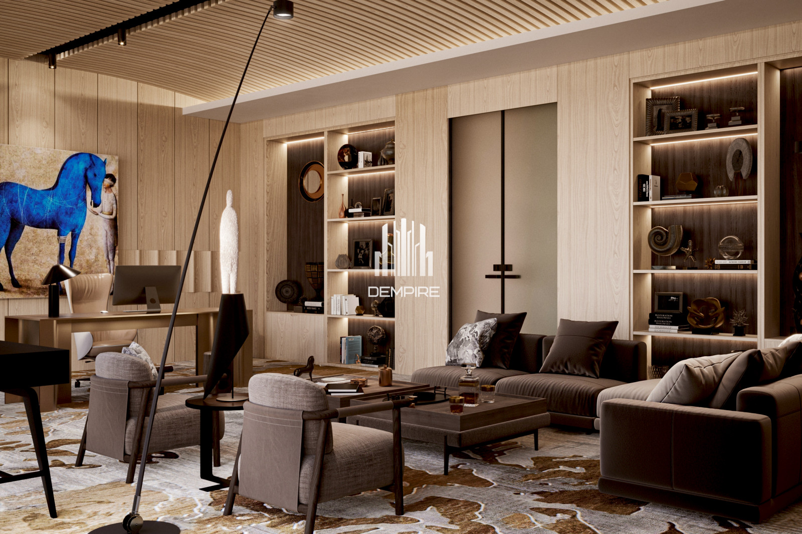 Личный кабинет руководителя в офисных апартаментах