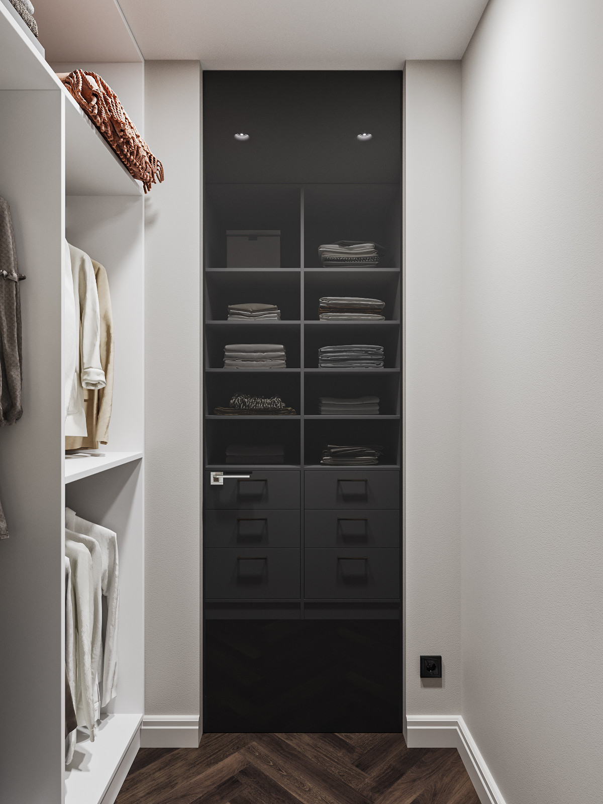 Яркий неоклассический интерьер