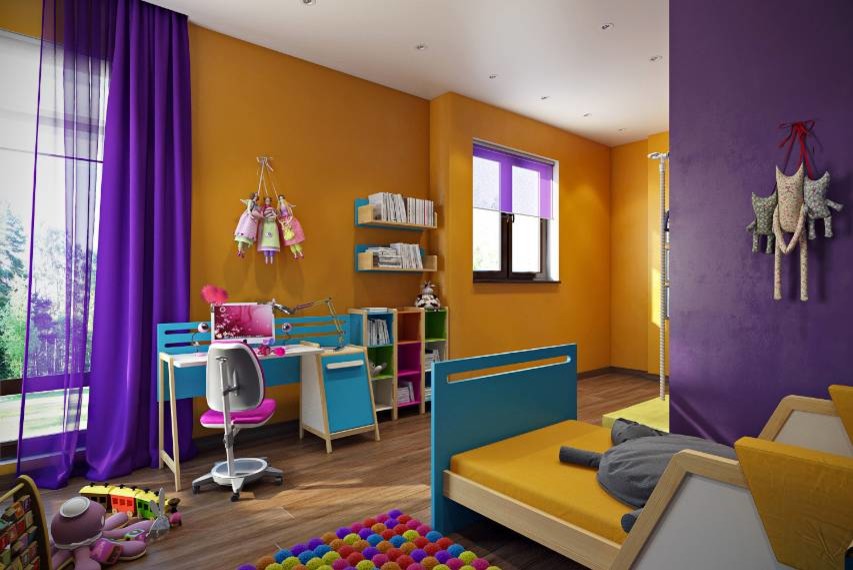 Интерьер загородного дома в Подмосковье.