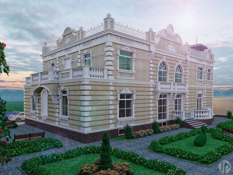 Проект частного особняка в классическом стиле