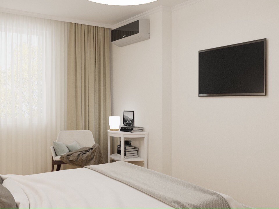 Проект двухкомнатной квартиры в ЖК "Четыре сезона"