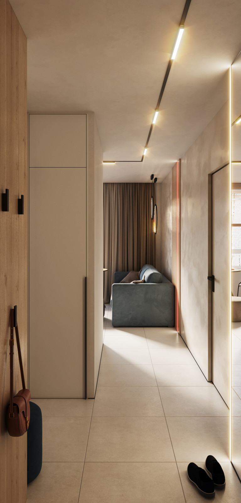 Обложка проекта: Небольшая квартира 40 м.кв. для самостоятельной женщины