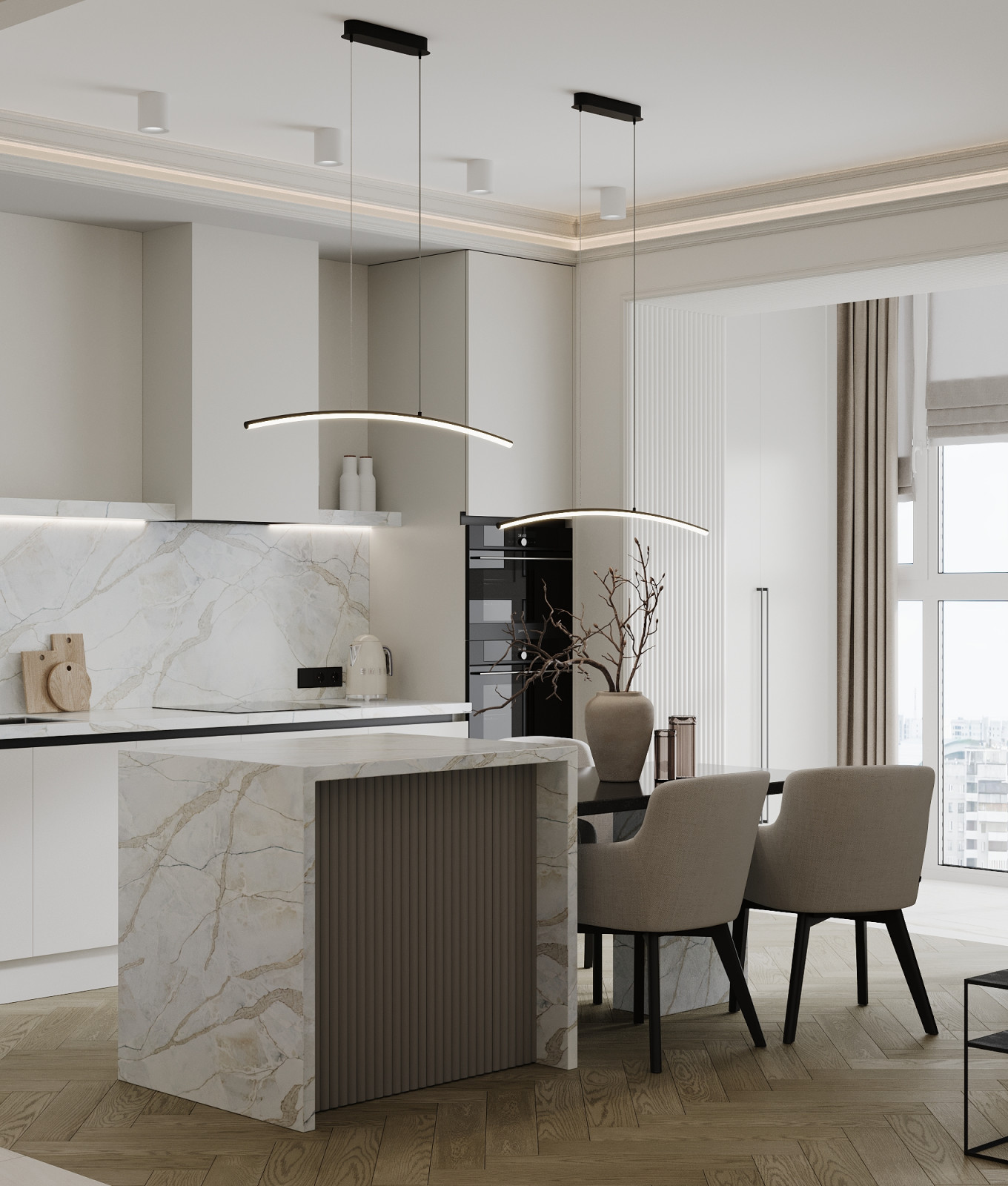 Дизайн-проект квартиры в ЖК Лесков