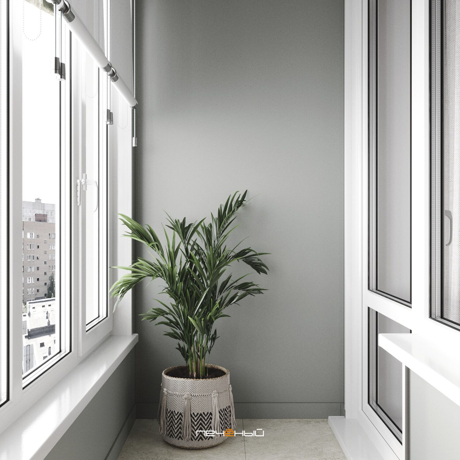 2022 Дизайн 4-комнатной квартиры в сканди-бохо стиле в ЖК Принцип в Питере