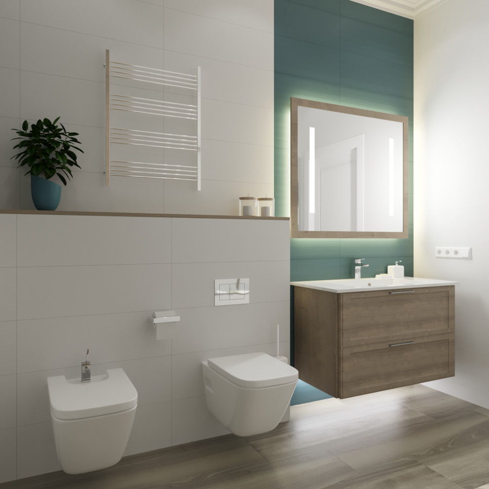 Дизайн проект квартиры 114 м2 в стиле "Неоклассика"