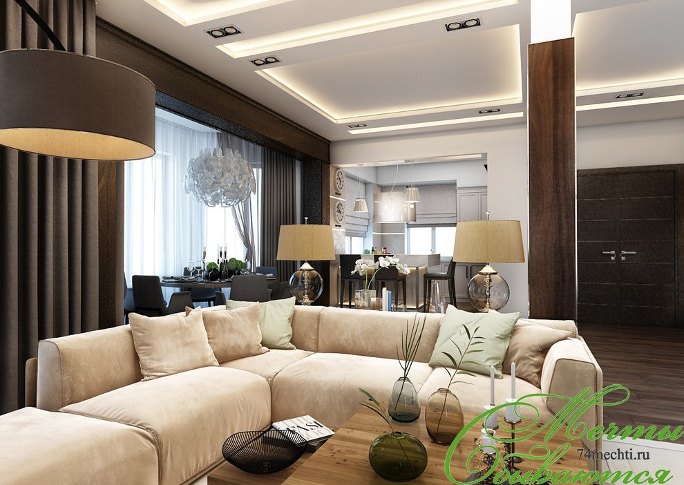 Гостиная в стиле lobby