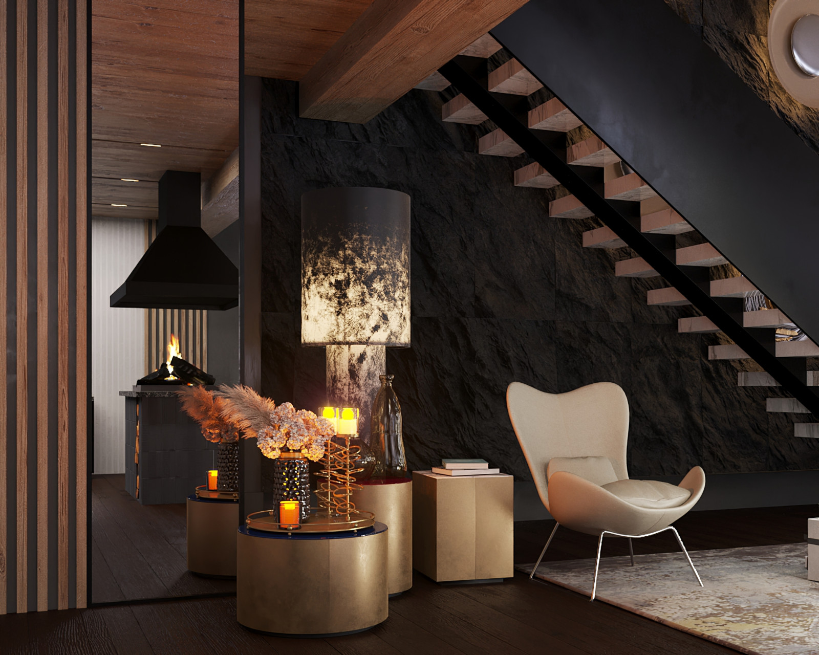 Дизайн интерьера в КП Сосновый Бор село Нижний Ольшанец, Белгородский район