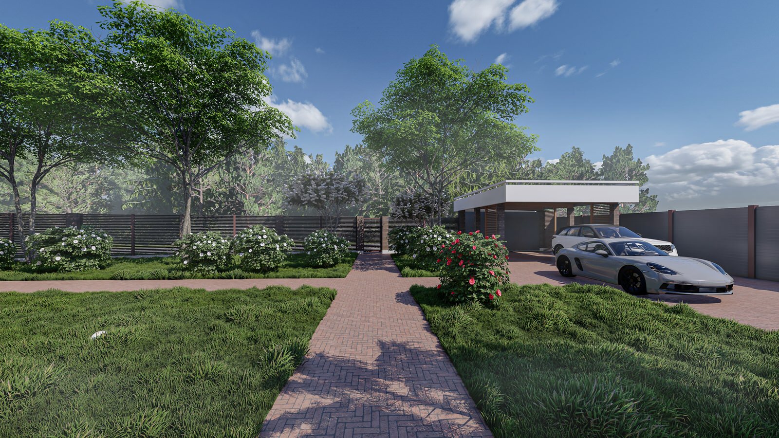 Реконструкция фасадов 2-х этажного жилого дома