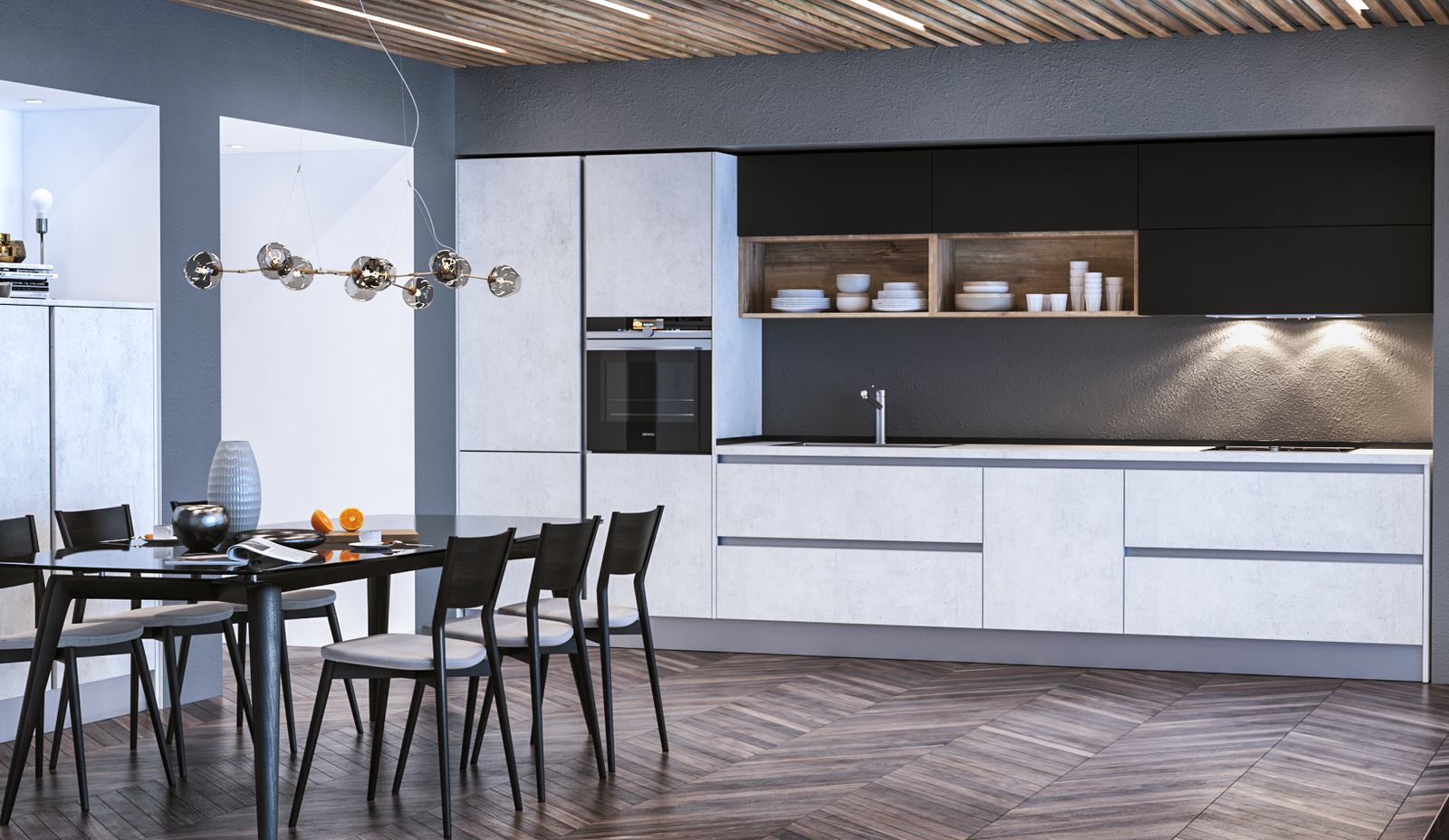 Кухни из пластика