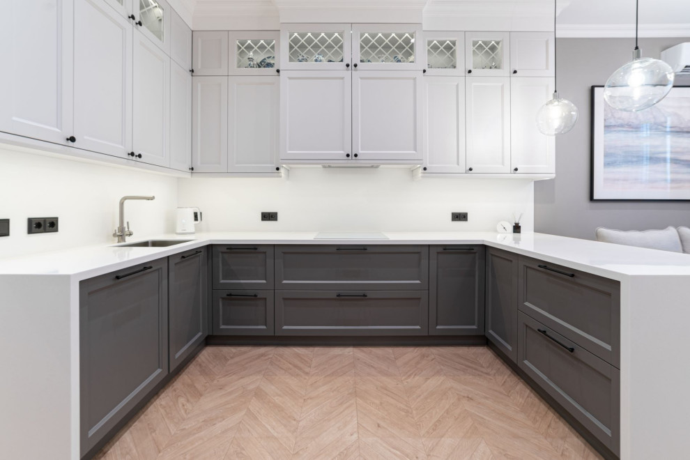 Кухня в стиле английская классика с элементами неоклассики