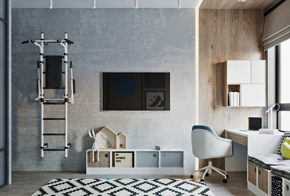 Яркий современный интерьер- Жк Сильвер