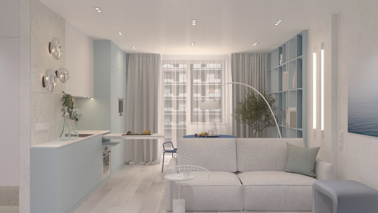 Обложка проекта: Квартира для девушки студентки