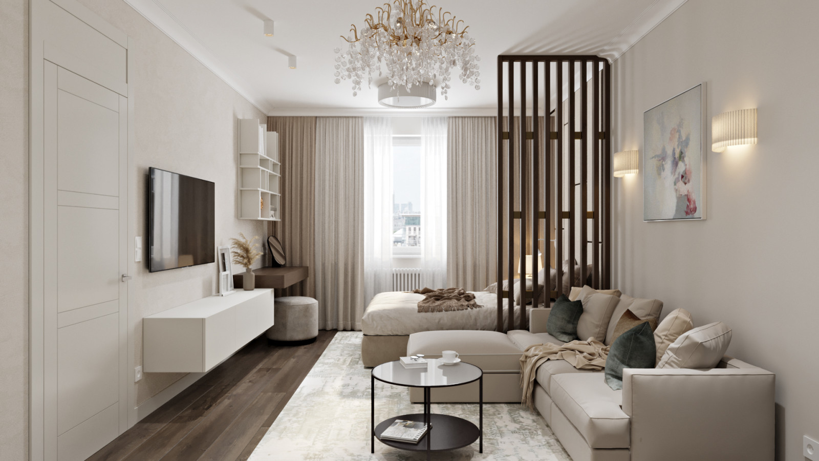 Гостиная мягкая зона