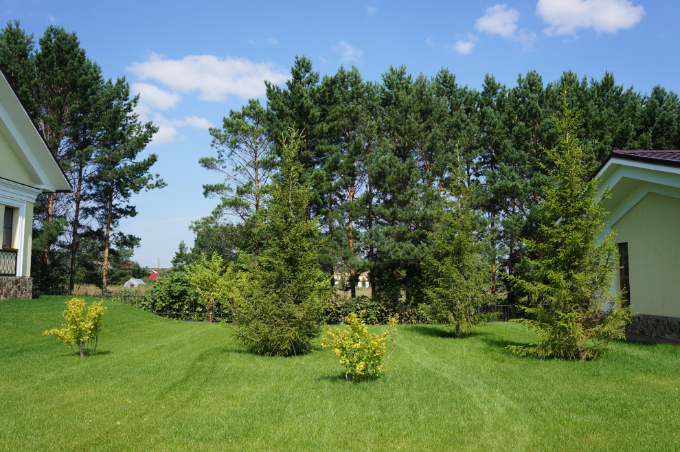 Ландшафтные работы  на частном объекте Георгиевская